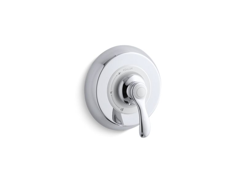 KOHLER K-TS12021-4-CP Fairfax Rite-Temp(R) valve trim with lever handle