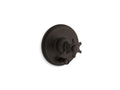 KOHLER K-T72768-3M-2BZ Oil-Rubbed Bronze Artifacts Rite-Temp valve trim with push-button diverter and prong handle