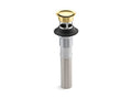 KOHLER K-7124-A-PB Vibrant Polished Brass Pop-up clicker drain