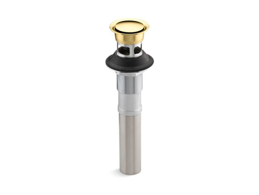 KOHLER K-7124-A-PB Vibrant Polished Brass Pop-up clicker drain