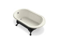 KOHLER K-710-P5-96 Iron Works Historic 66" x 36" freestanding oval bath
