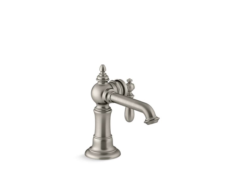 KOHLER K-72762-9M-BN Vibrant Brushed Nickel Artifacts Single-handle bathroom sink faucet, 1.5 gpm