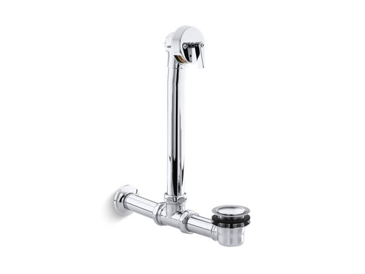 KOHLER K-7104-CP Polished Chrome Iron Works Exposed bath drain for above-the-floor installation