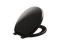 KOHLER K-25302-7 Reveal Quiet-Close Round-Front Toilet Seat In Black Black