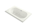 KOHLER K-1418-JH-NY Memoirs 72" x 42" drop-in whirlpool bath with center rear drain