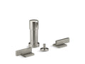 KOHLER Loure K-14663-4-BN Vibrant Brushed Nickel Vertical bidet faucet with lever handles