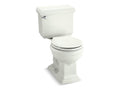 KOHLER K-3986-NY Memoirs Classic Two-Piece Round-Front Toilet, 1.28 Gpf In Dune