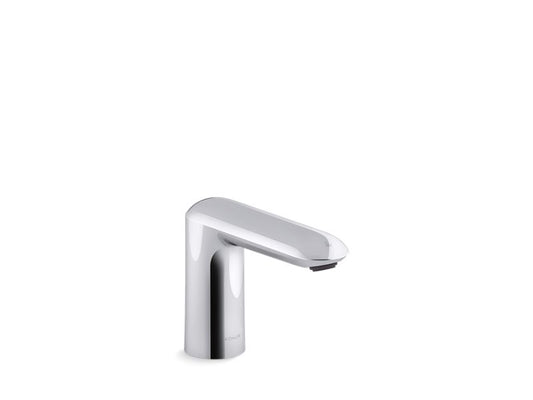 KOHLER K-103K37-SANA-CP Polished Chrome Kumin Touchless faucet with Kinesis sensor technology and temperature mixer, AC-powered