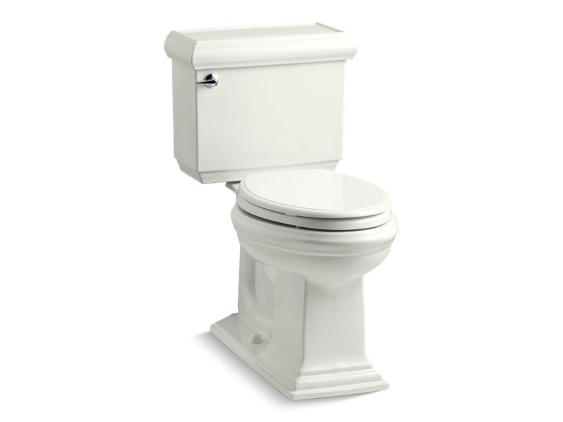 KOHLER K-3818-NY Memoirs Classic Two-Piece Elongated Toilet, 1.6 Gpf In Dune