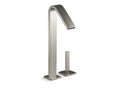 KOHLER K-14660-4-BN Vibrant Brushed Nickel Loure Tall Single-handle bathroom sink faucet, 1.2 gpm