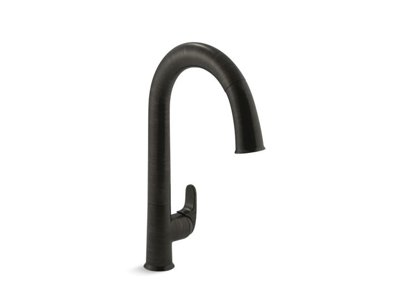 KOHLER K-72218-2BZ Oil-Rubbed Bronze Sensate Touchless pull-down kitchen sink with two-function sprayhead