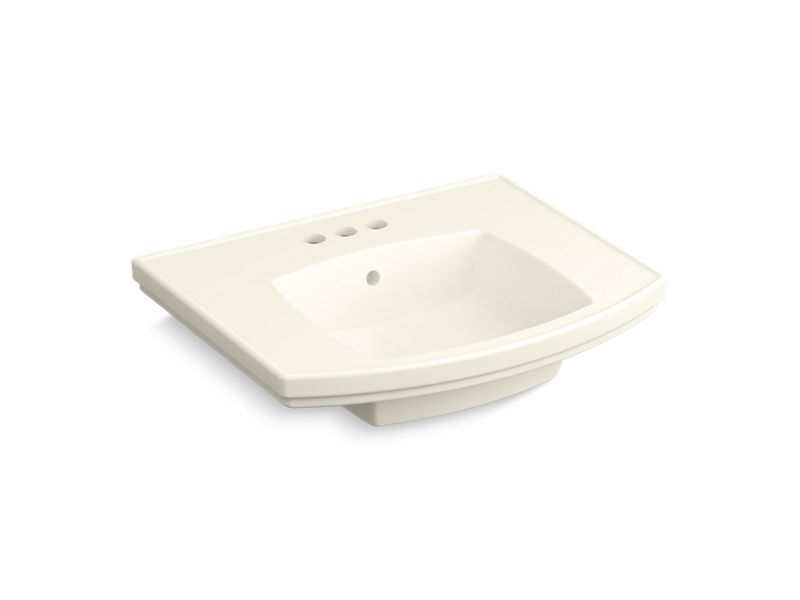 KOHLER K-24051-4-96 Kelston Pedestal bathroom sink with 4" centerset faucet holes