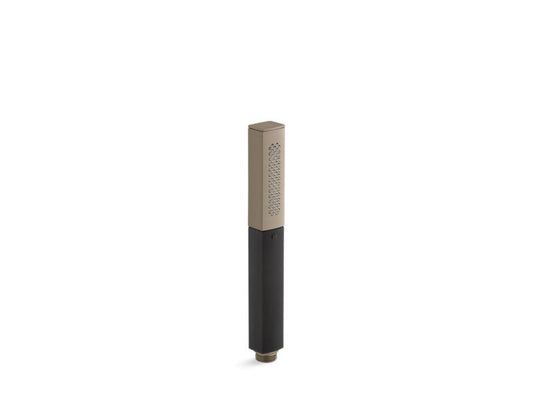 KOHLER K-45203-BV Shift Square 2.0 gpm multifunction handshower with Black handle