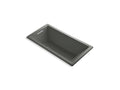 KOHLER K-1167-VBW-58 Underscore 60" X 30" Drop-In Vibracoustic Bath With Bask Heated Surface In Thunder Grey