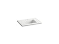 KOHLER Ceramic/Impressions K-2779-1-G81 White Impressions 31" Vitreous china vanity top with integrated rectangular sink