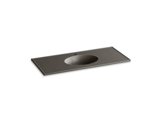 KOHLER Ceramic/Impressions K-2891-1-G86 Cashmere Impressions 49" Vitreous china vanity top with integrated oval sink