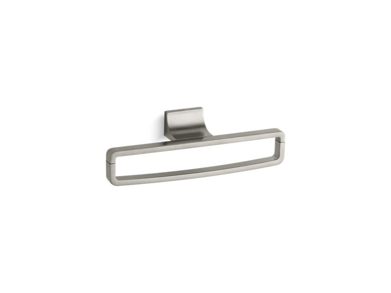 KOHLER K-11587-BN Loure Towel Ring In Vibrant Brushed Nickel