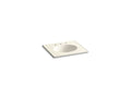 KOHLER K-2791-8-G83 Ceramic/Impressions 25" oval vanity-top bathroom sink with 8" widespread faucet holes
