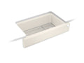 KOHLER K-25784-CM5 Cairn Undermount single-bowl farmhouse kitchen sink with short apron