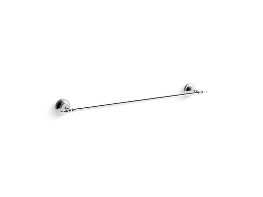 KOHLER K-26524-CP Decorative 24" towel bar