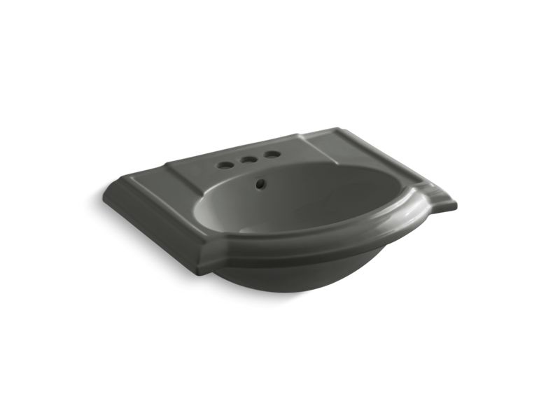 KOHLER K-2287-4-58 Devonshire Bathroom sink with 4" centerset faucet holes