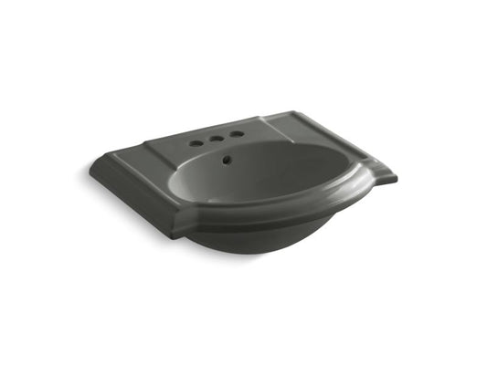 KOHLER K-2287-4-58 Devonshire Bathroom sink with 4" centerset faucet holes