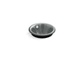 KOHLER K-20211-P5-FT Iron Plains Round Drop-in/undermount vessel bathroom sink with Iron Black painted underside