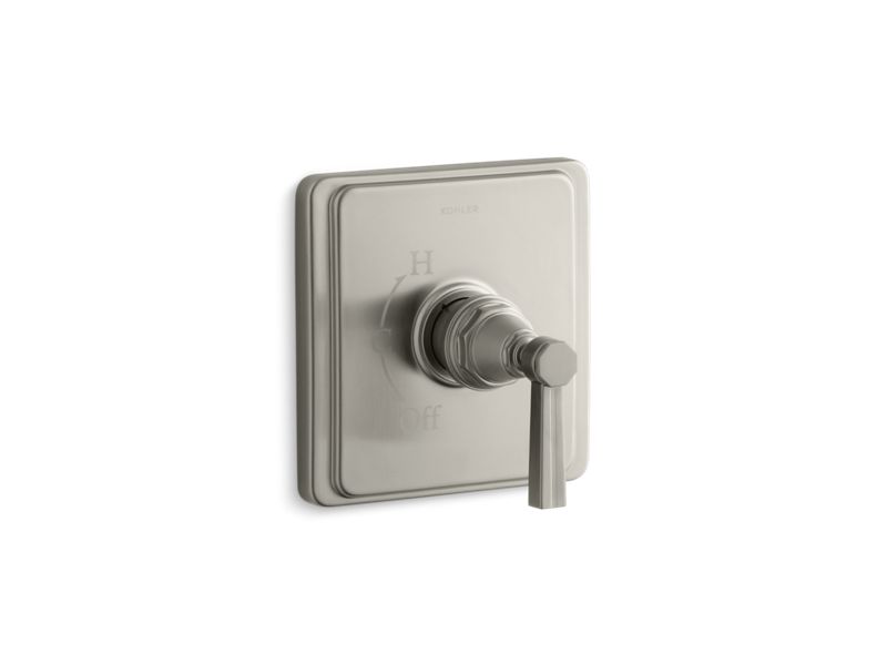 KOHLER K-TS13135-4B-BN Pinstripe Rite-Temp(R) valve trim with lever handle