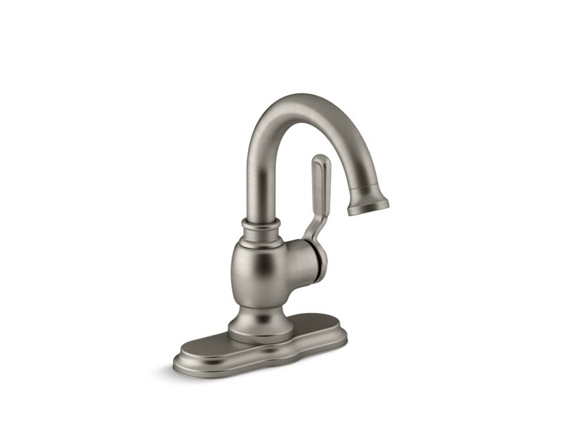 KOHLER K-R76255-4D-BN Vibrant Brushed Nickel Worth Single-handle bathroom faucet