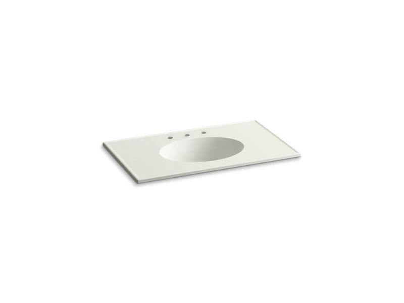 KOHLER Ceramic/Impressions K-2798-8-G82 Dune Impressions 37" Vitreous china vanity top with integrated oval sink