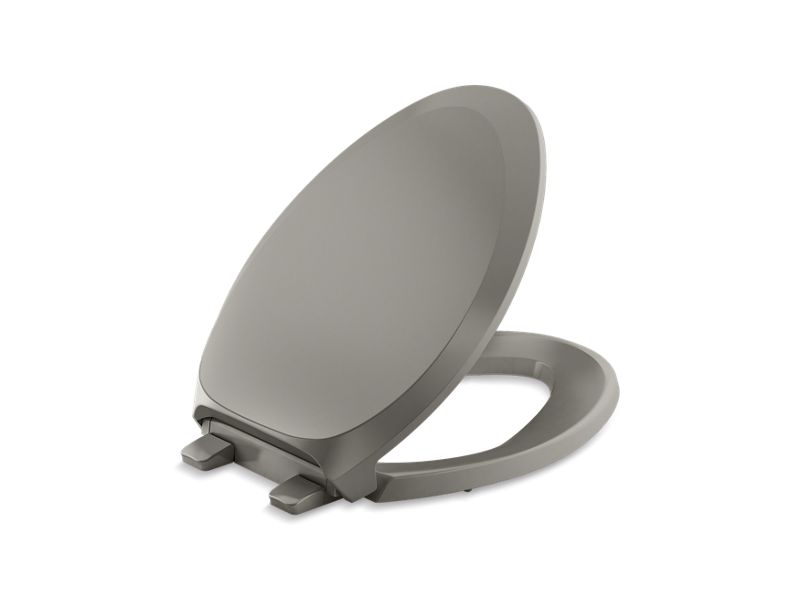 KOHLER K-4713-RL-K4 French Curve Readylatch Quiet-Close Elongated Toilet Seat In Cashmere