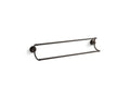 KOHLER K-11413-2BZ Bancroft 24" Double Towel Bar In Oil-Rubbed Bronze