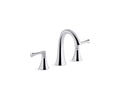KOHLER K-R78047-4D-CP Lilyfield Widespread bathroom sink faucet, 1.2 gpm In Polished Chrome