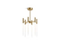 KOHLER K-23460-CHLED-BGL Components Six-light LED chandelier - Moderne Brushed Gold