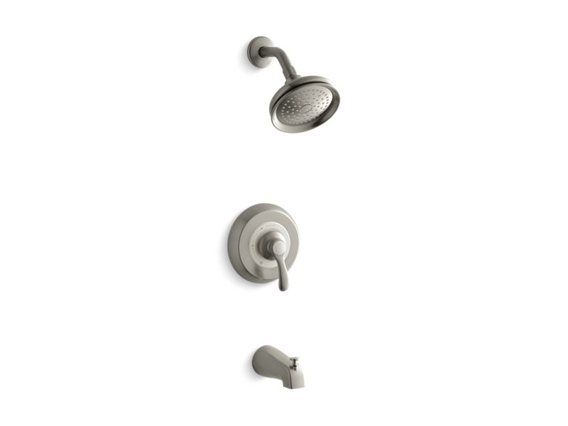 KOHLER K-TS12007-4-BN Fairfax Rite-Temp bath and shower trim set with NPT spout, valve not included