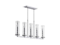 KOHLER K-23346-CH05-CPL Damask Five-light linear chandelier