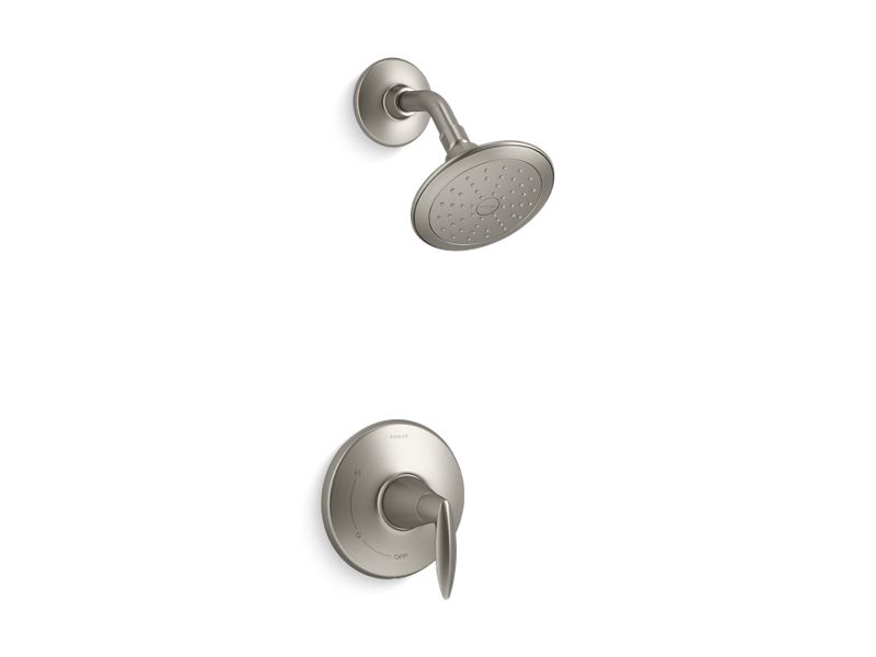KOHLER K-TS45106-4G-BN Vibrant Brushed Nickel Alteo Rite-Temp shower trim with lever handle and 1.75 gpm showerhead