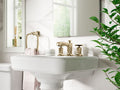 KOHLER K-16232-3-AF Margaux Widespread bathroom sink faucet with cross handles