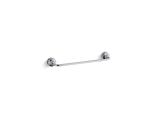 KOHLER K-12150-CP Fairfax 18" towel bar