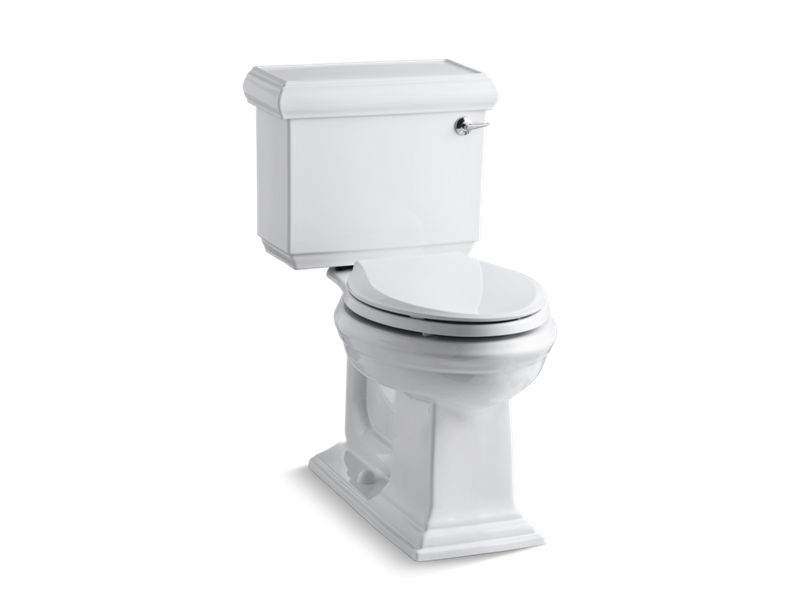 KOHLER K-3816-RA-0 Memoirs Classic Two-Piece Elongated Toilet, 1.28 Gpf In White