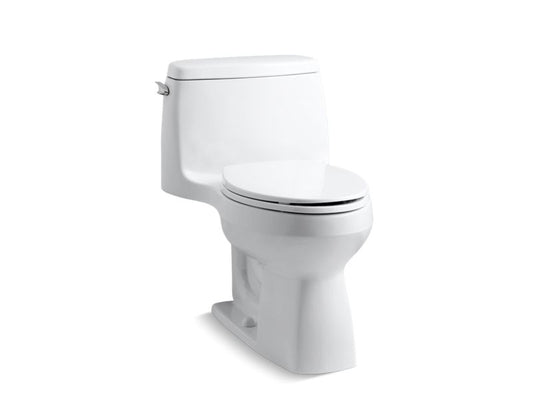 KOHLER K-3811-0 Santa Rosa One-Piece Compact Elongated Toilet, 1.6 Gpf In White