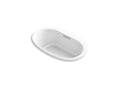 KOHLER K-5714-VB-0 Underscore 59-3/4" X 35-3/4" Drop-In Vibracoustic Bath In White