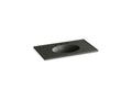 KOHLER Ceramic/Impressions K-2798-8-G88 Thunder Grey Impressions 37" Vitreous china vanity top with integrated oval sink