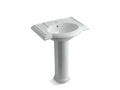 KOHLER K-2294-1-95 Devonshire 27" pedestal bathroom sink with single faucet hole