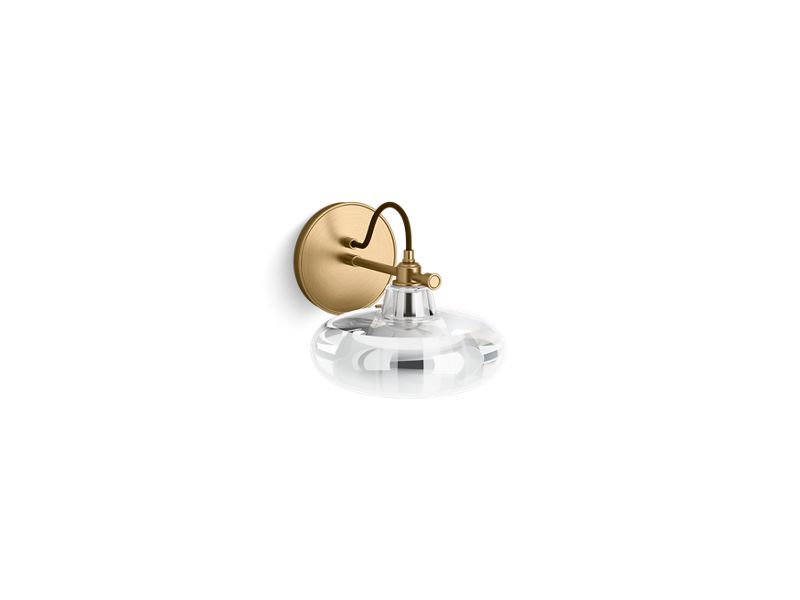 KOHLER K-23669-SC01-BGL Modern Farm One-Light Lacemaker Sconce In Moderne Brushed Gold