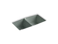 KOHLER K-5846-5U-FT Brookfield 33" x 22" x 9-5/8" undermount double-equal kitchen sink