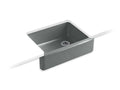 KOHLER K-6487-FT Whitehaven 29-11/16" x 21-9/16" x 9-5/8" Undermount single-bowl farmhouse kitchen sink