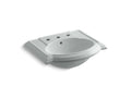 KOHLER K-2287-8-95 Devonshire Bathroom sink with 8" widespread faucet holes