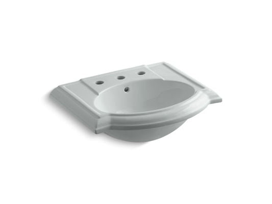 KOHLER K-2287-8-95 Devonshire Bathroom sink with 8" widespread faucet holes
