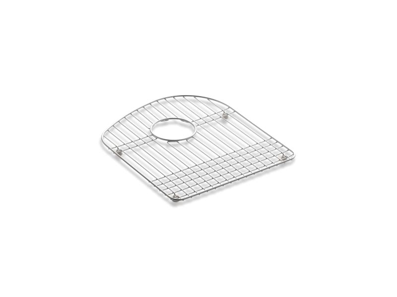 KOHLER K-6022-ST Woodfield 13-3/4 x 15-3/4" stainless steel sink rack, for right bowl